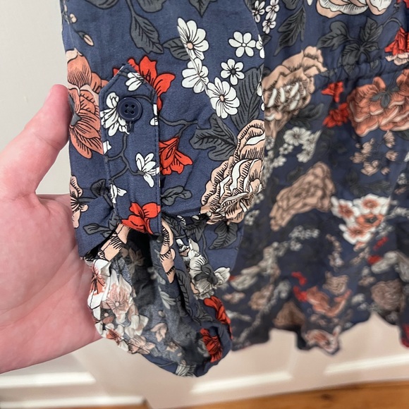 Loft Outlet floral button front dress - Picture 6 of 8